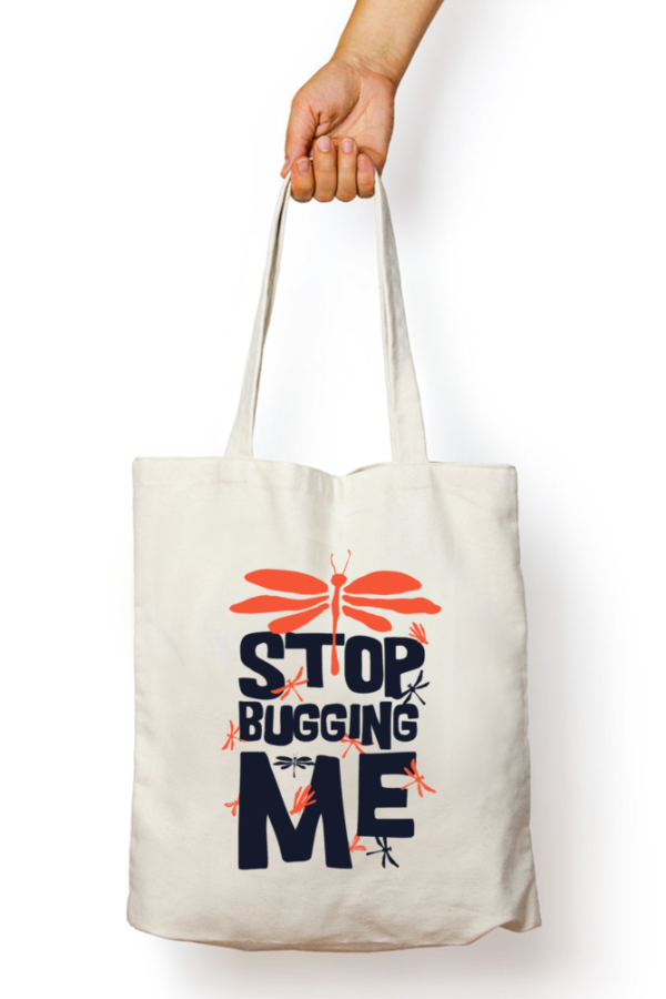 Zipper Tote Bag - Bug