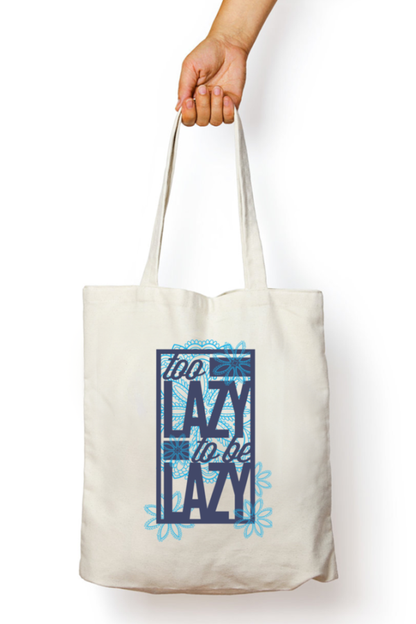 Zipper Tote Bag - Quote