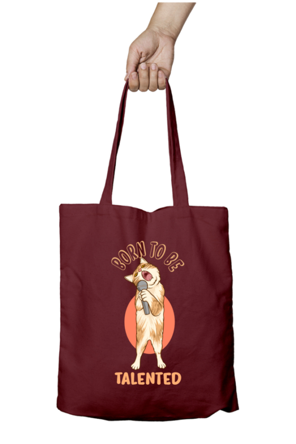 Zipper Tote Bag - Cat