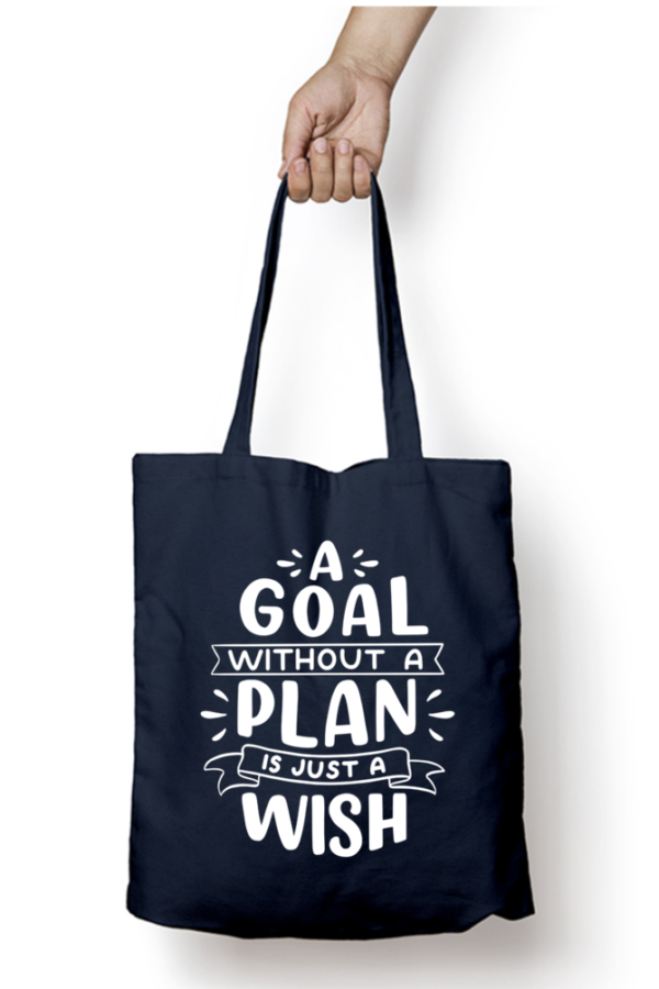 Zipper Tote Bag - Quote