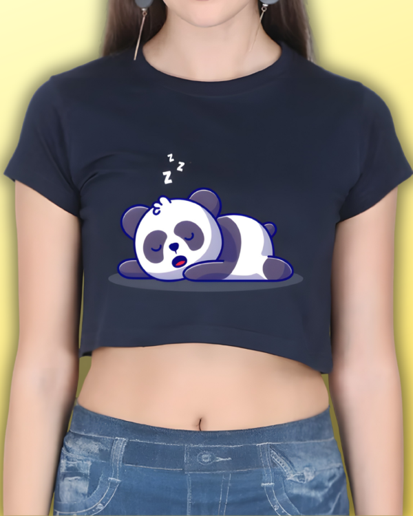 Baby Panda Crop Top