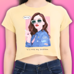 Its Not My Problem Crop Top