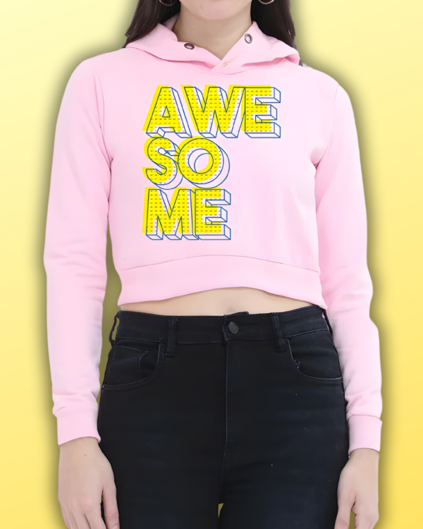 Awesome Crop Hoodie