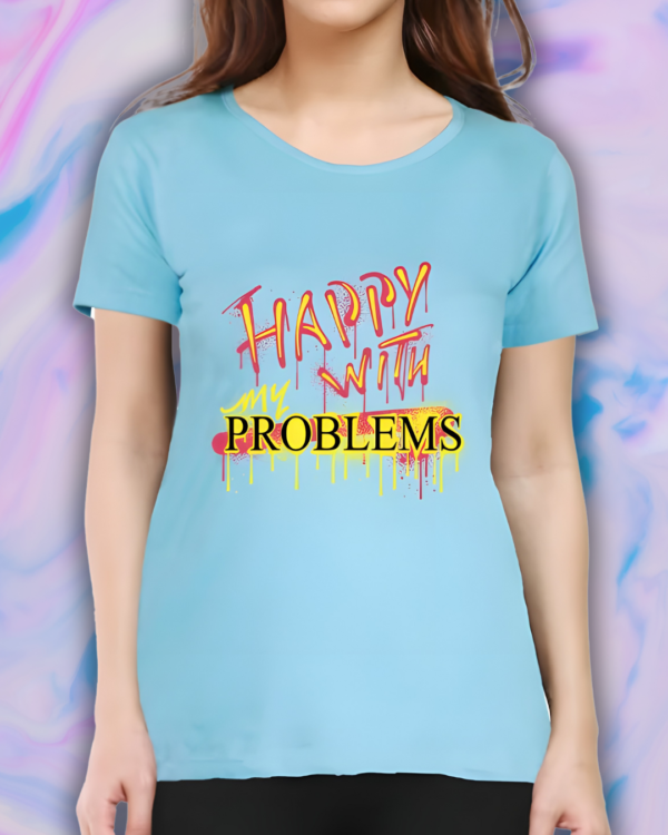 Happy Round Neck T-Shirt