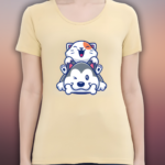 Cute Pet Round Neck T-Shirt