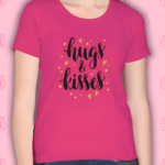 Hugs & Kisses Round Neck T-Shirt